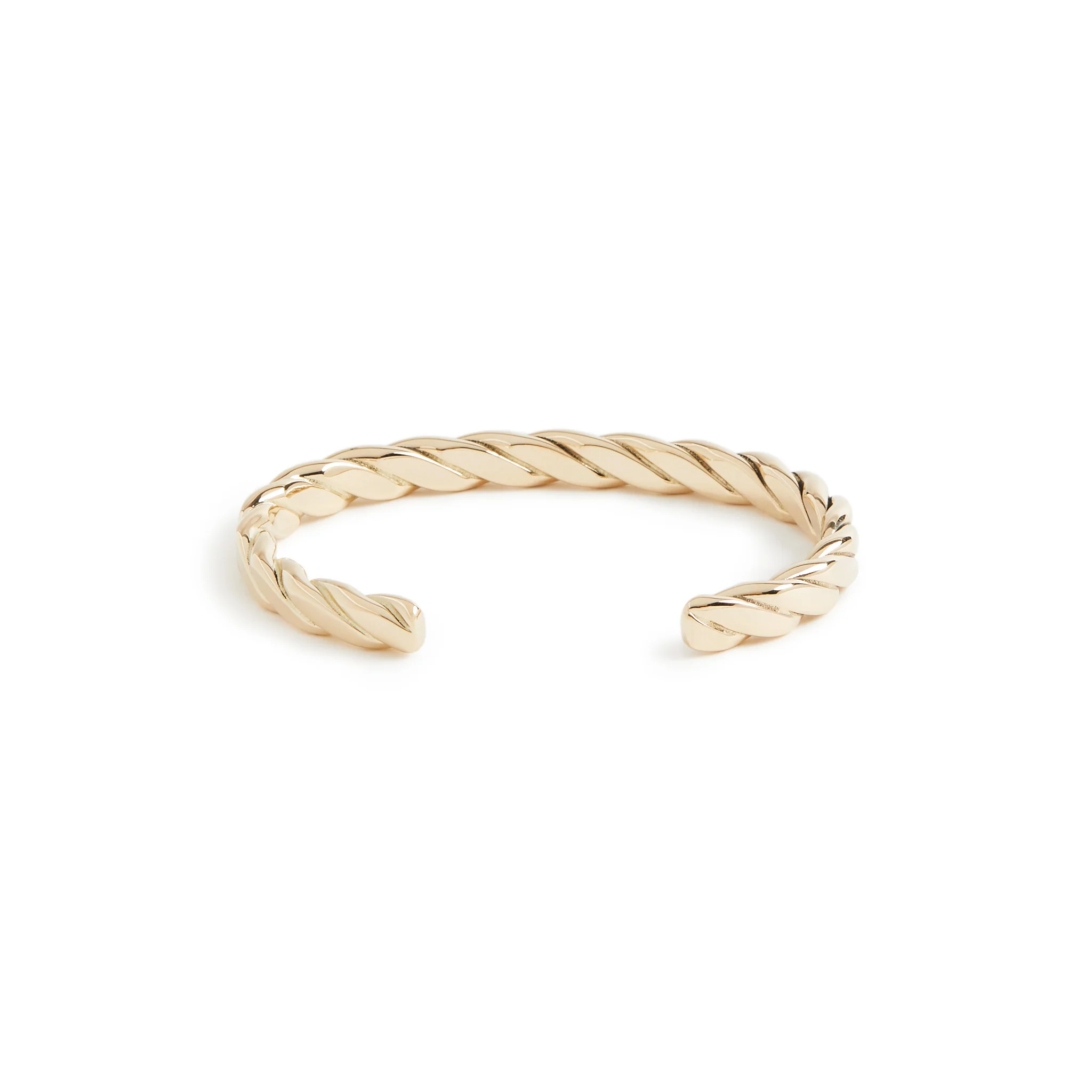 Heavyweight Plait Cuff / Solid Gold - Image 5