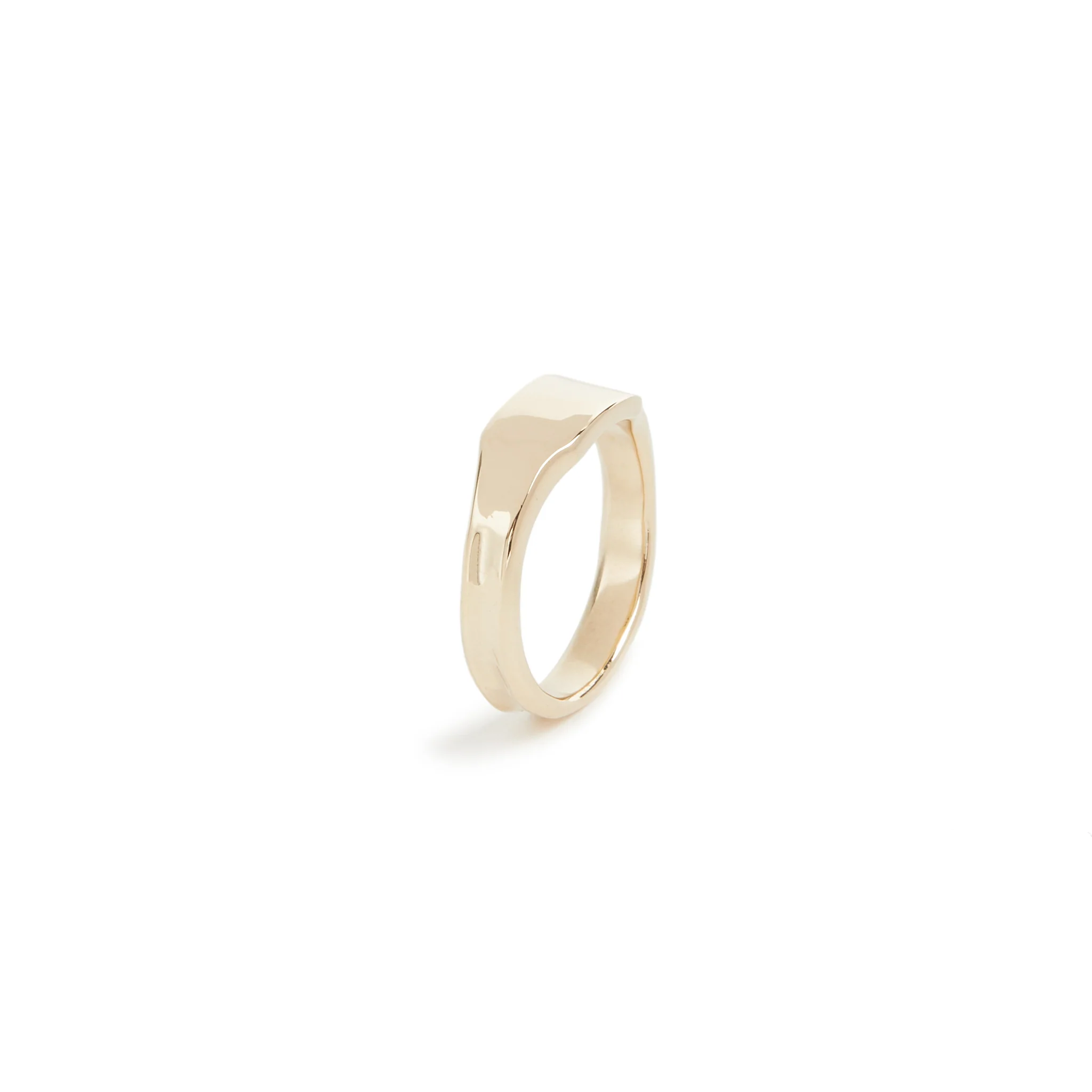 Solid Gold ID Ring - Image 3