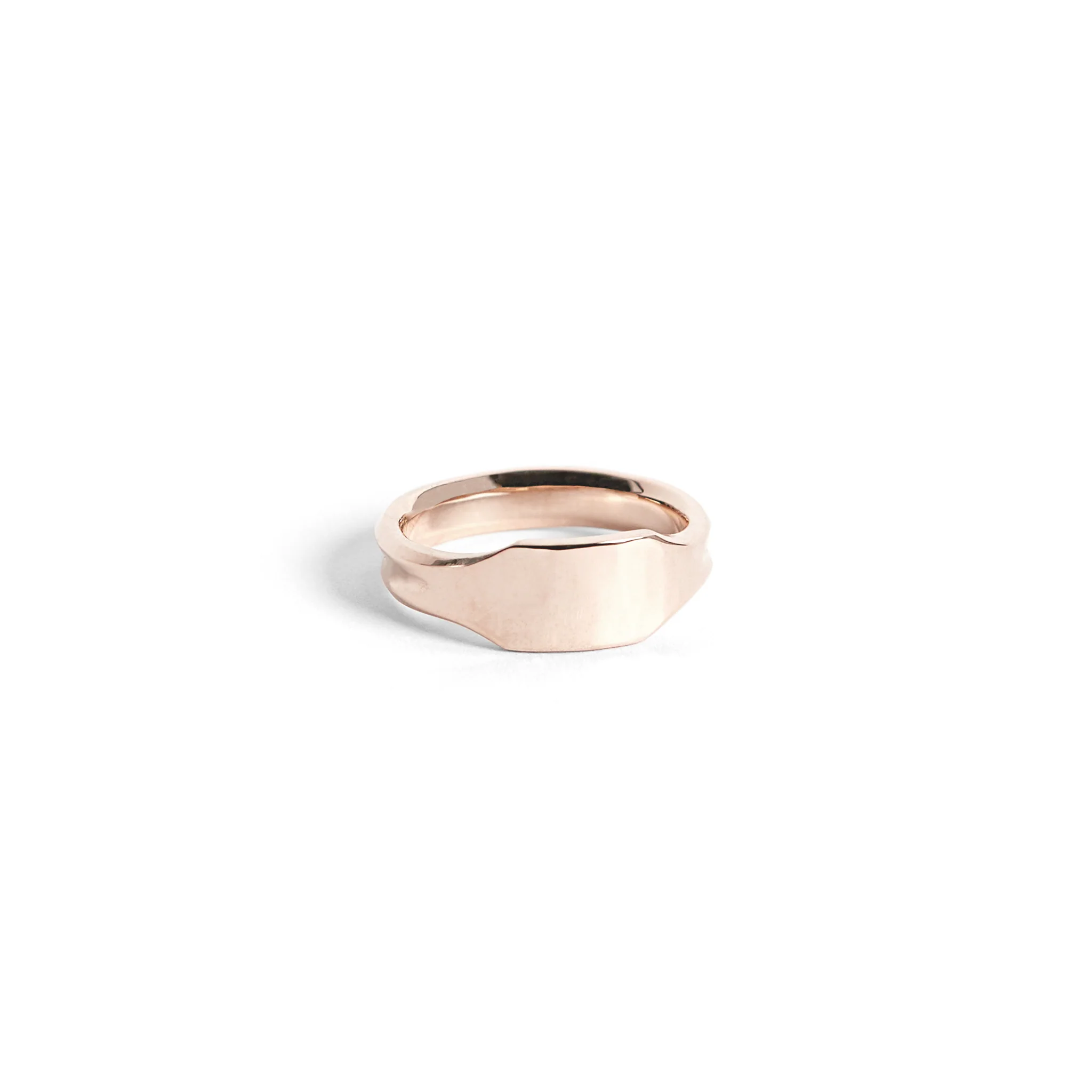 Solid Gold ID Ring - Image 4