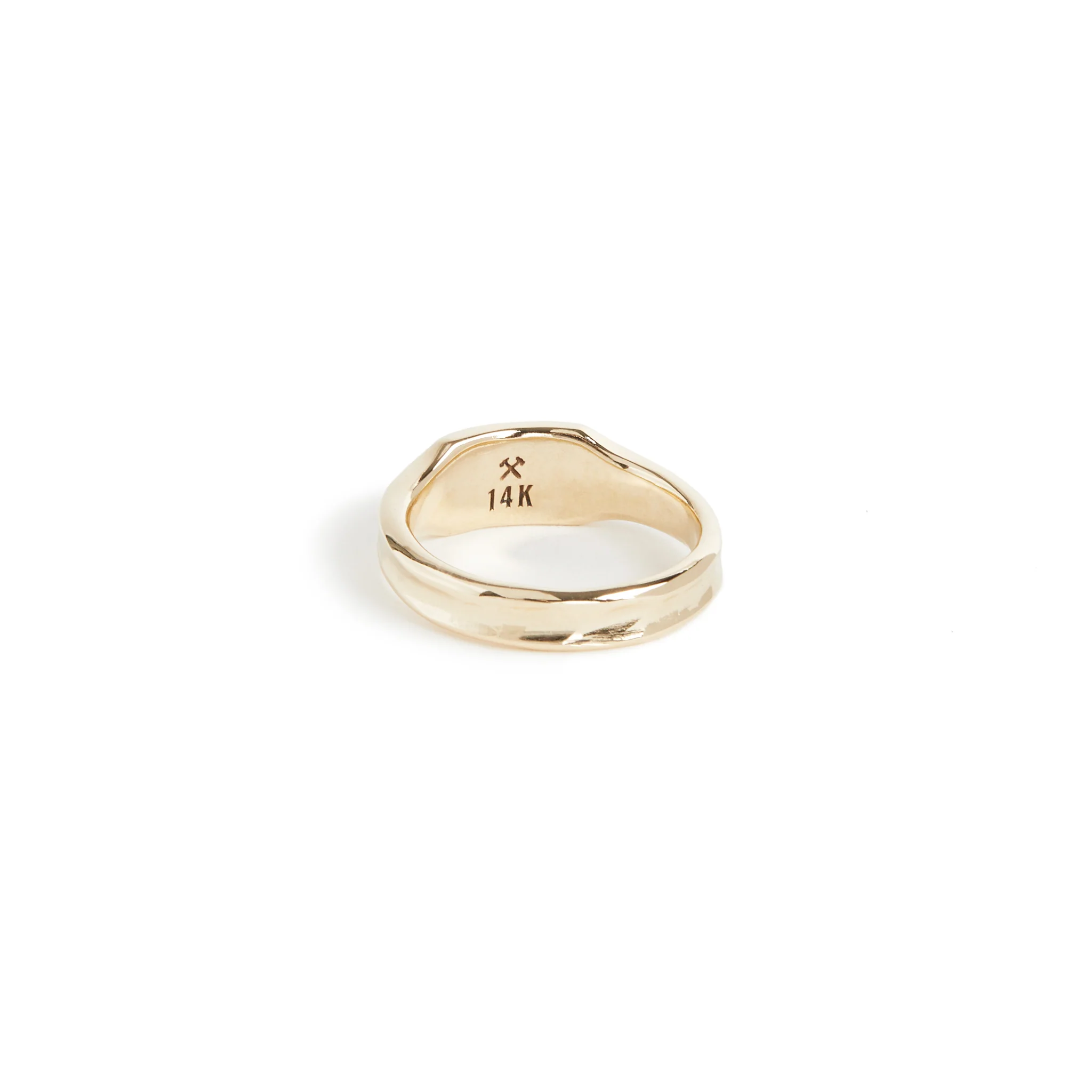 Solid Gold ID Ring - Image 5