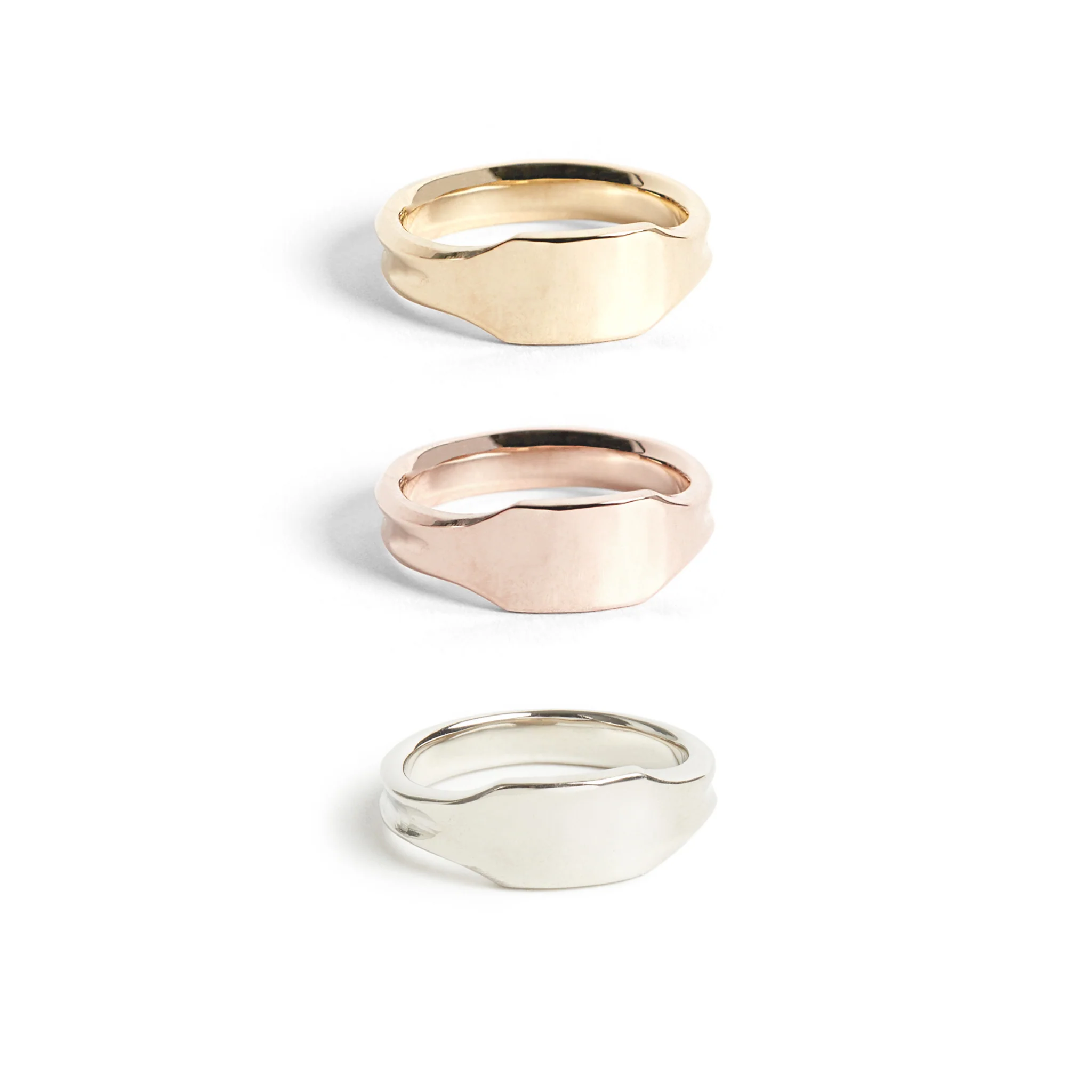 Solid Gold ID Ring - Image 6