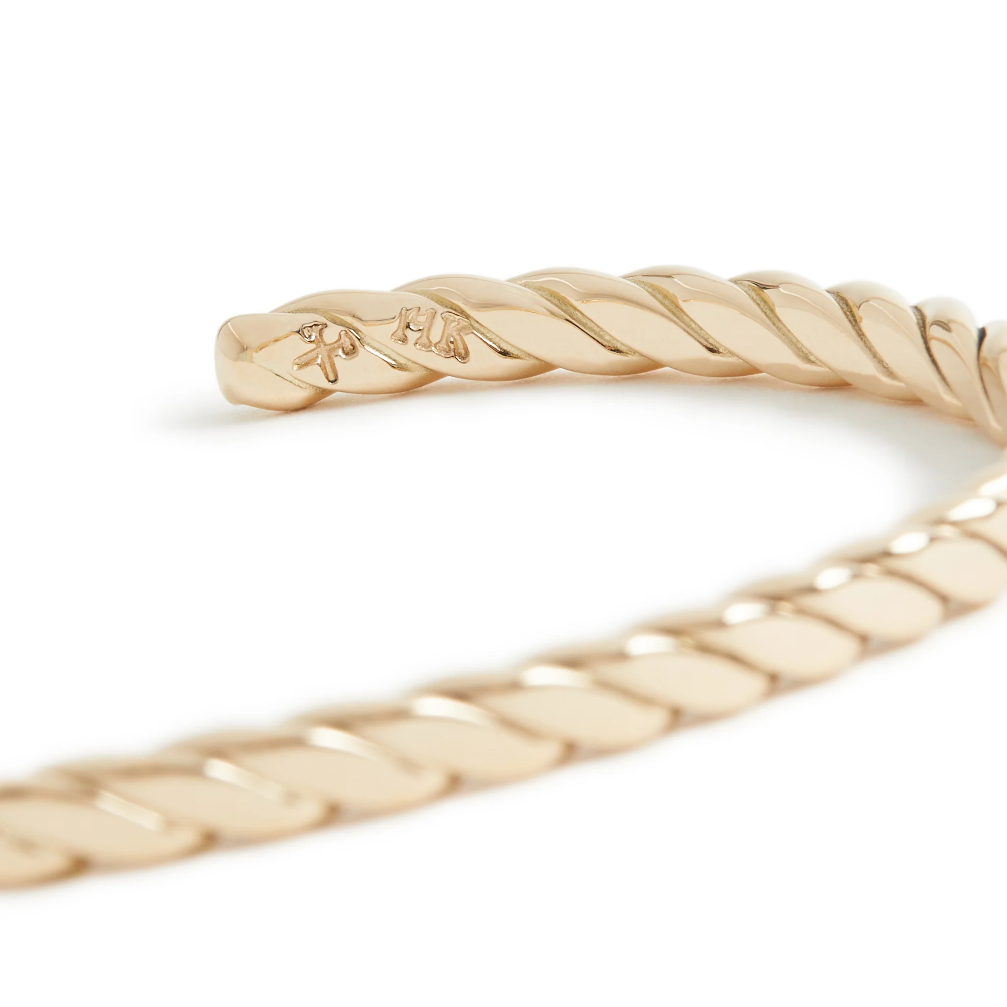 Plait Cuff / Solid Gold - Image 3