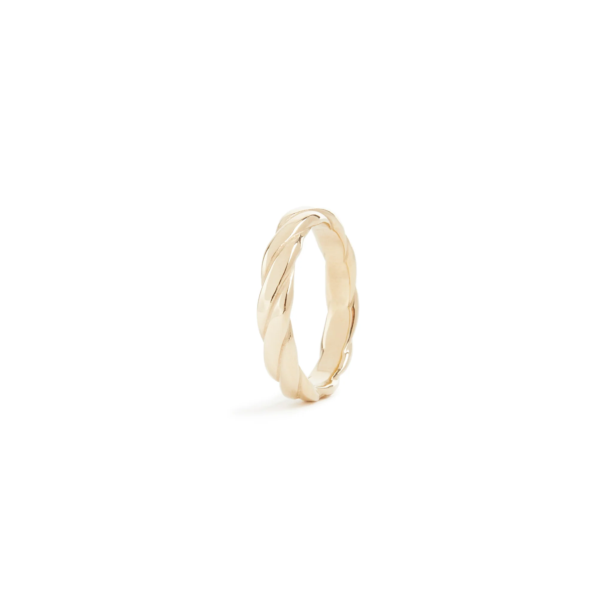 Solid Gold Plait Ring - Image 4