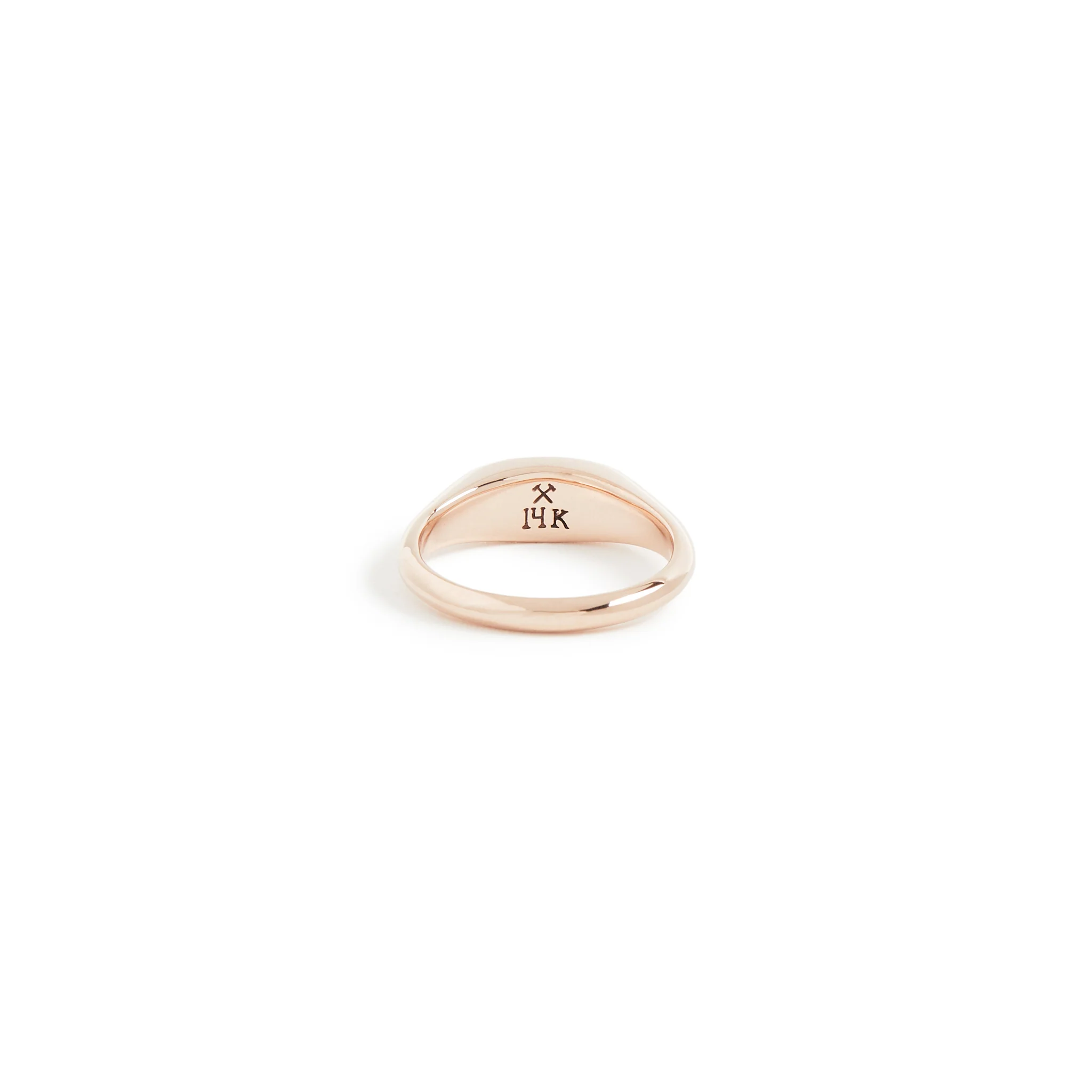 Solid Gold Felix Signet Ring - Image 4