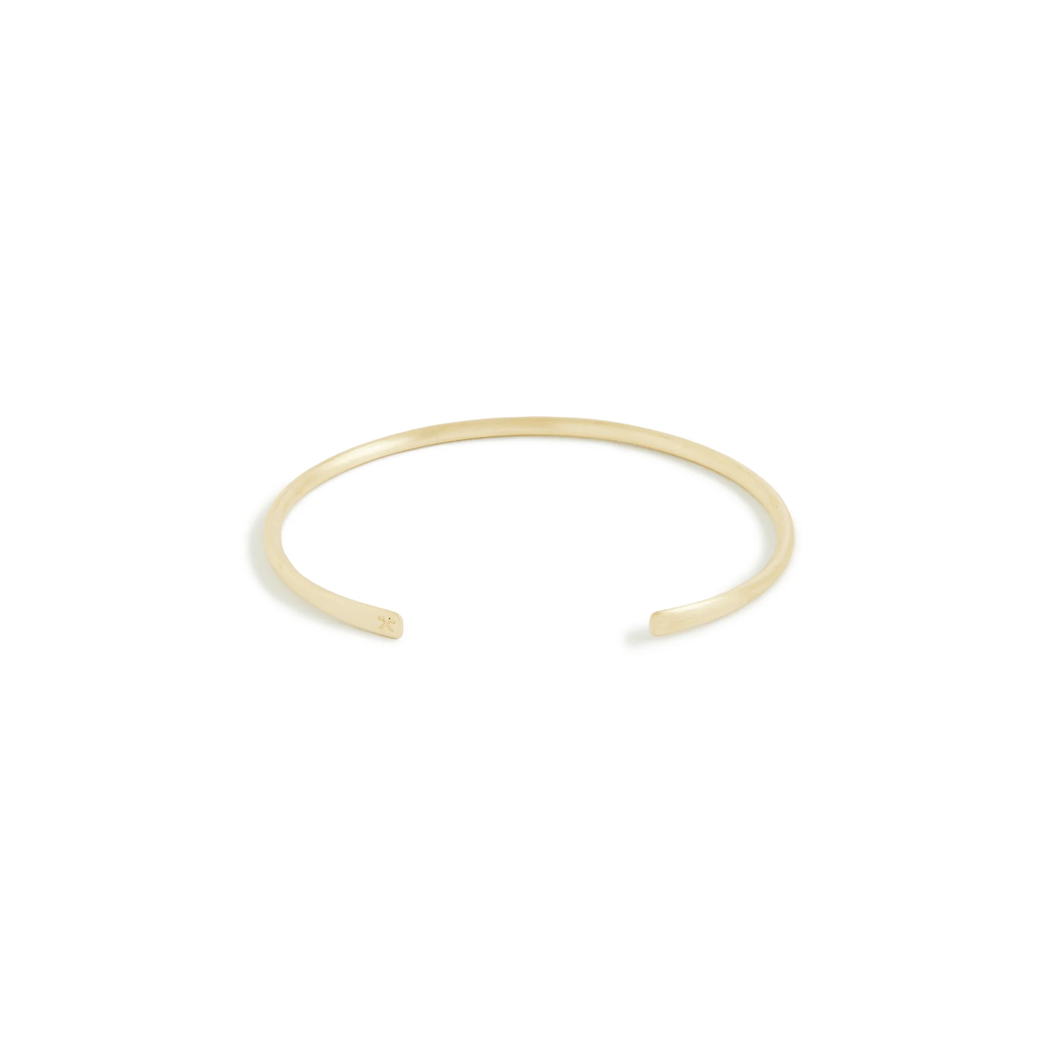 Solid Gold Fineline Champion Cuff - Image 3