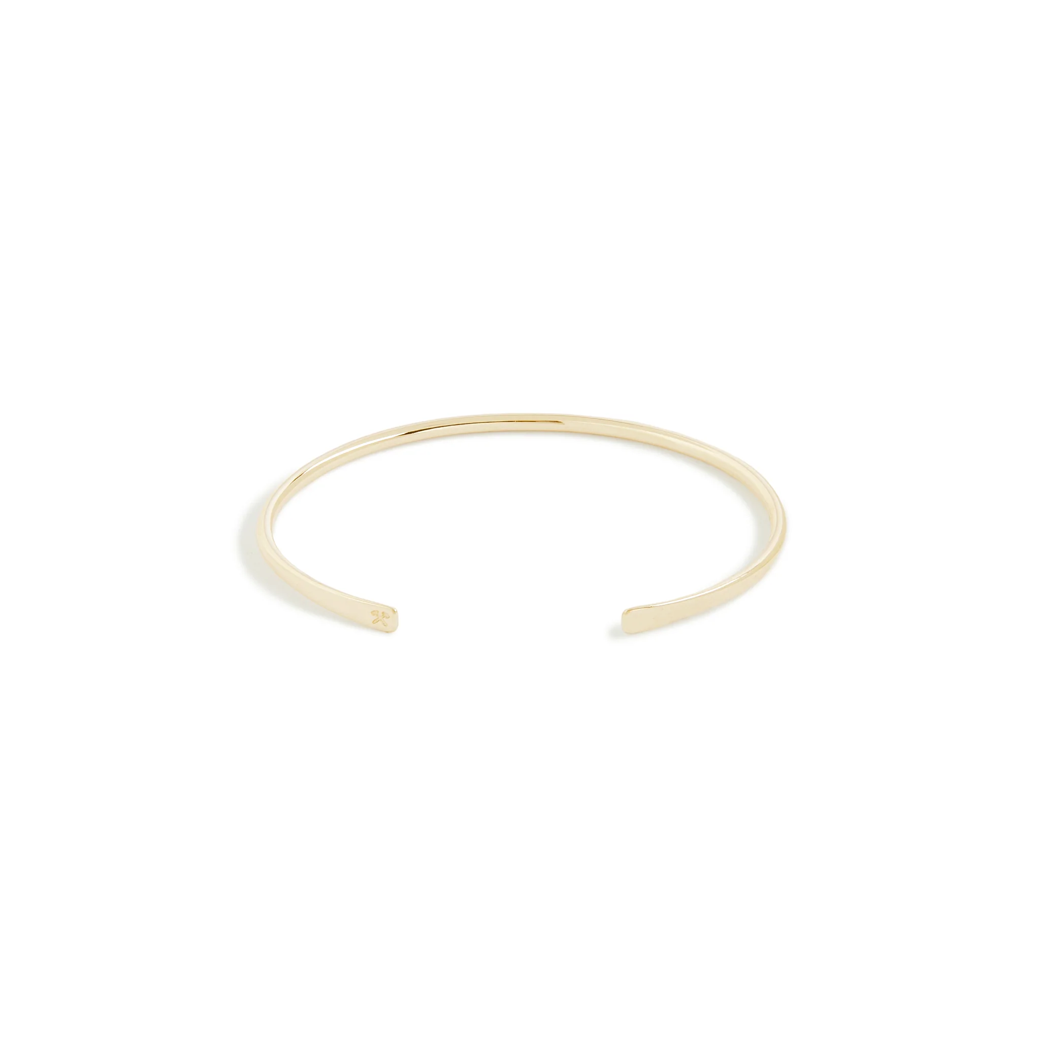 Solid Gold Fineline Champion Cuff - Image 7